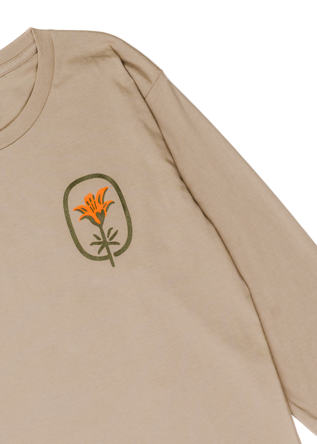 Lone Lily Long Sleeve | Dunes | Unisex - Hardpressed Print Studio Inc.