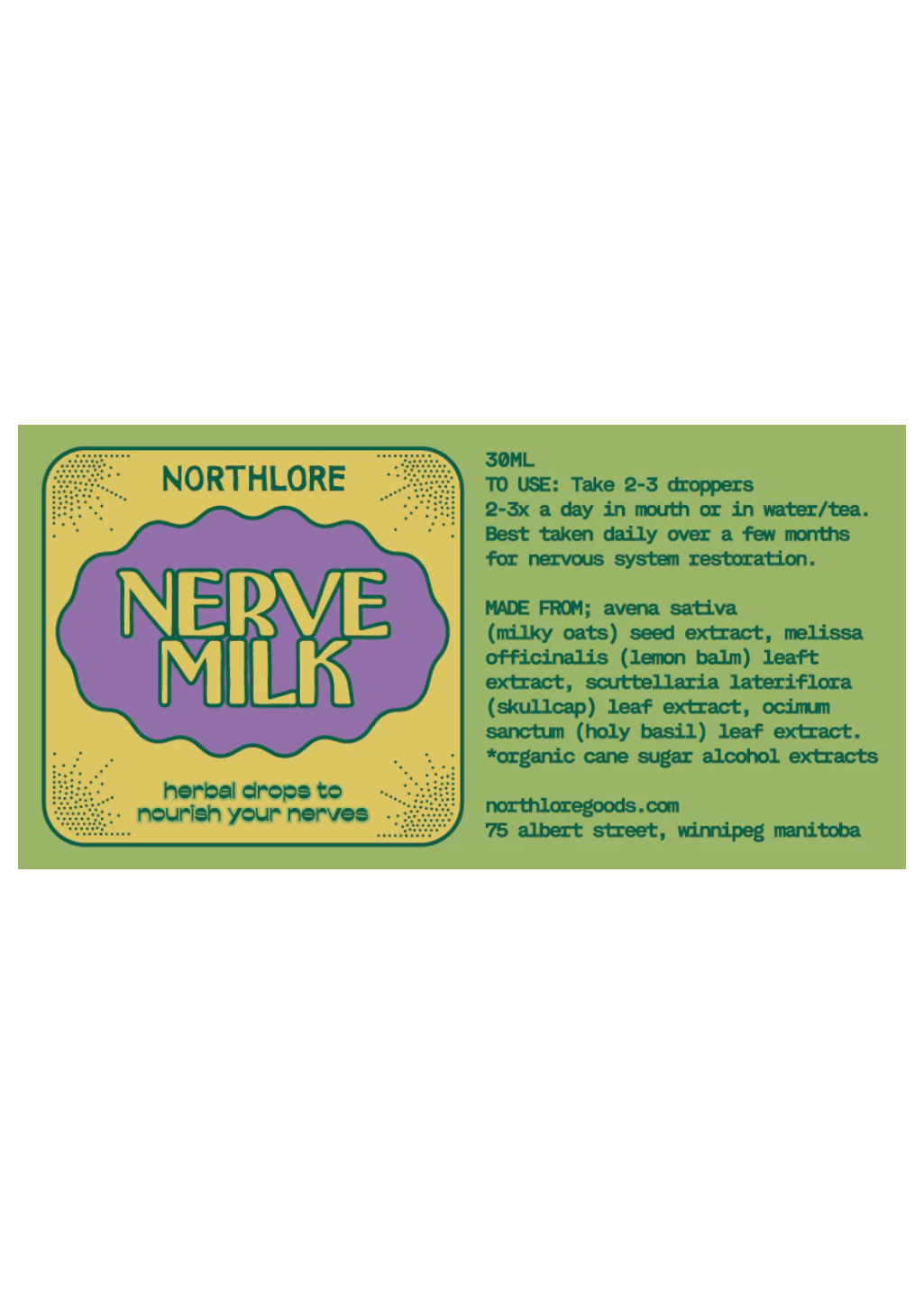 Northlore | Nerve Milk Herbal Drops