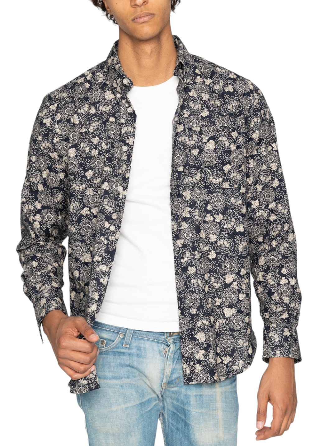 Naked & Famous Denim - Easy Shirt - Kimono Floral