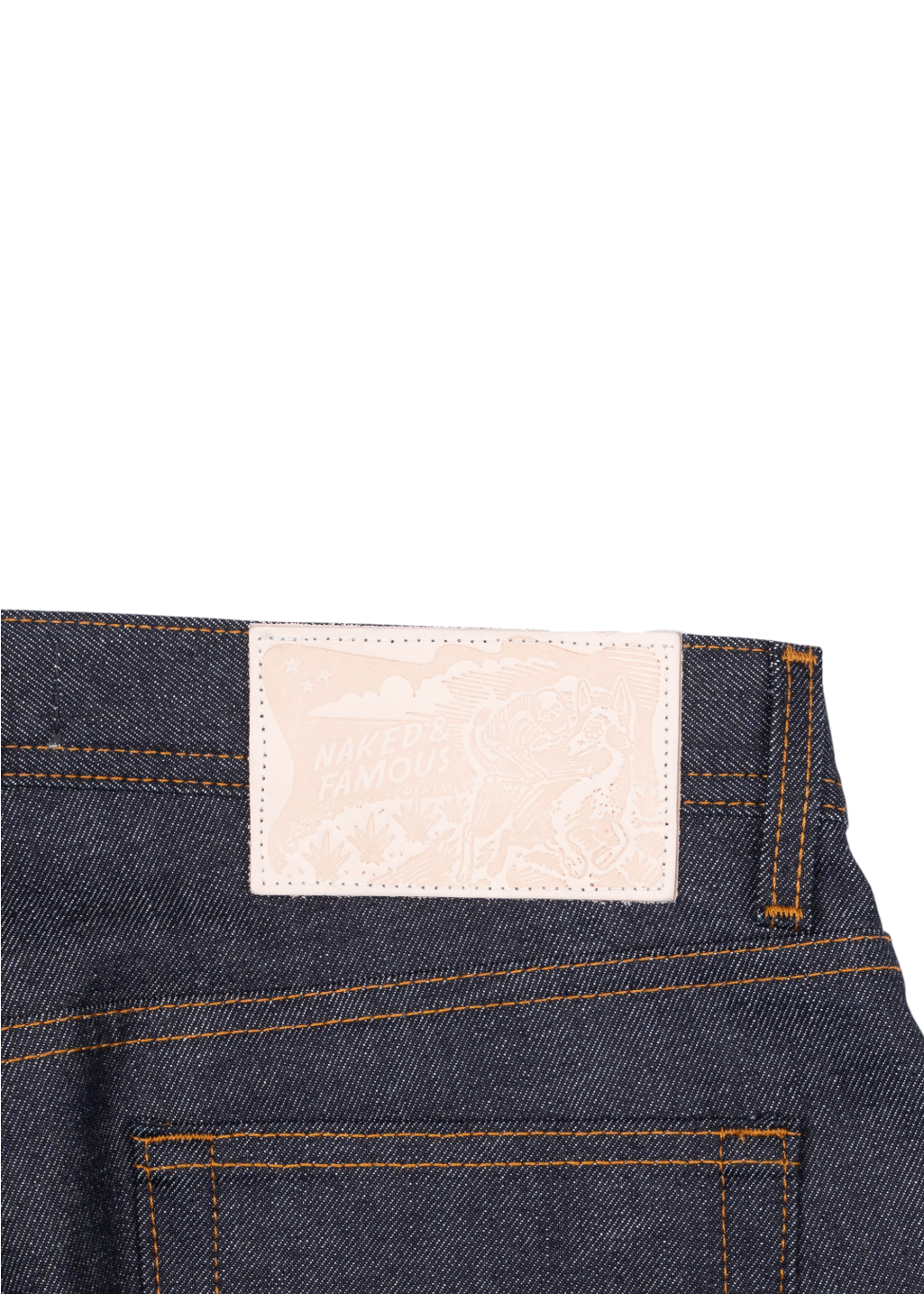Naked & Famous Denim - Weird Guy - Dia De Los Muertos Selvedge