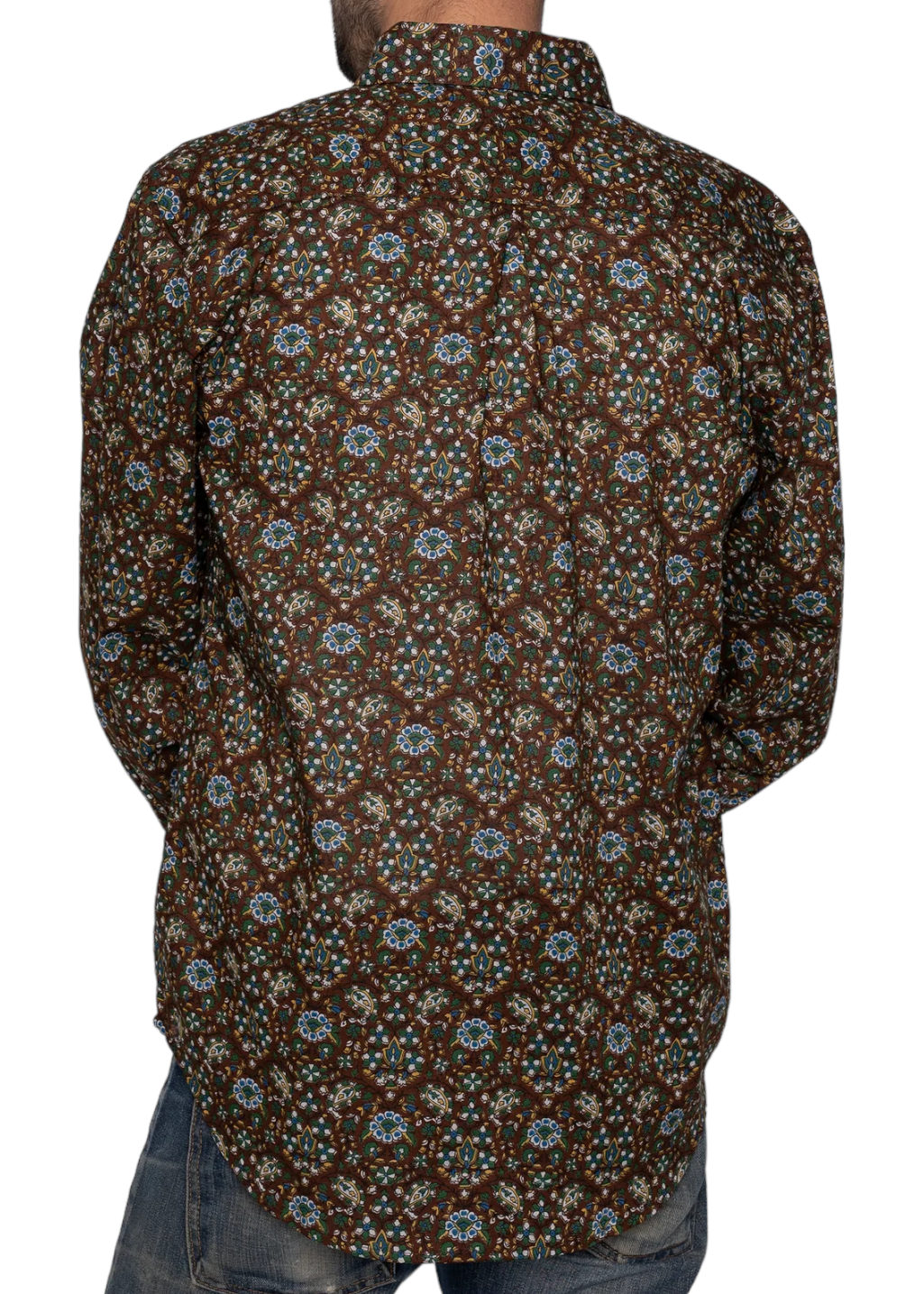 Naked & Famous Denim - Easy Shirt - Bandana Cloth - Brown - Hardpressed Print Studio Inc.