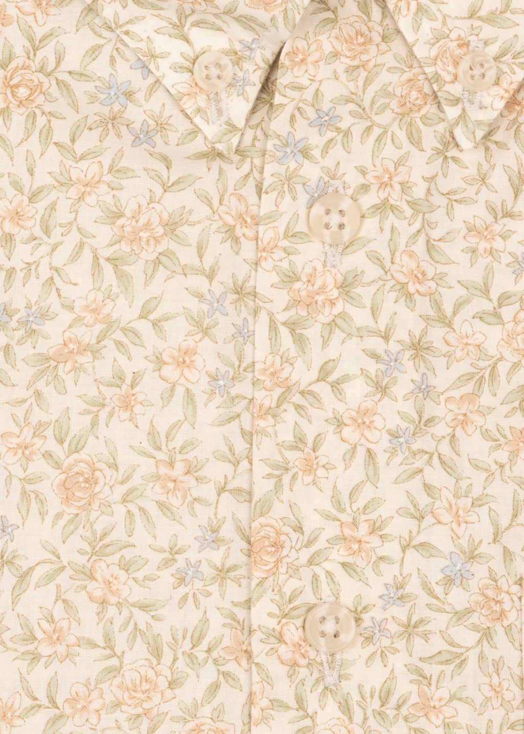 Naked & Famous Denim - Easy Shirt - Bell Flowers - Cream - Hardpressed Print Studio Inc.