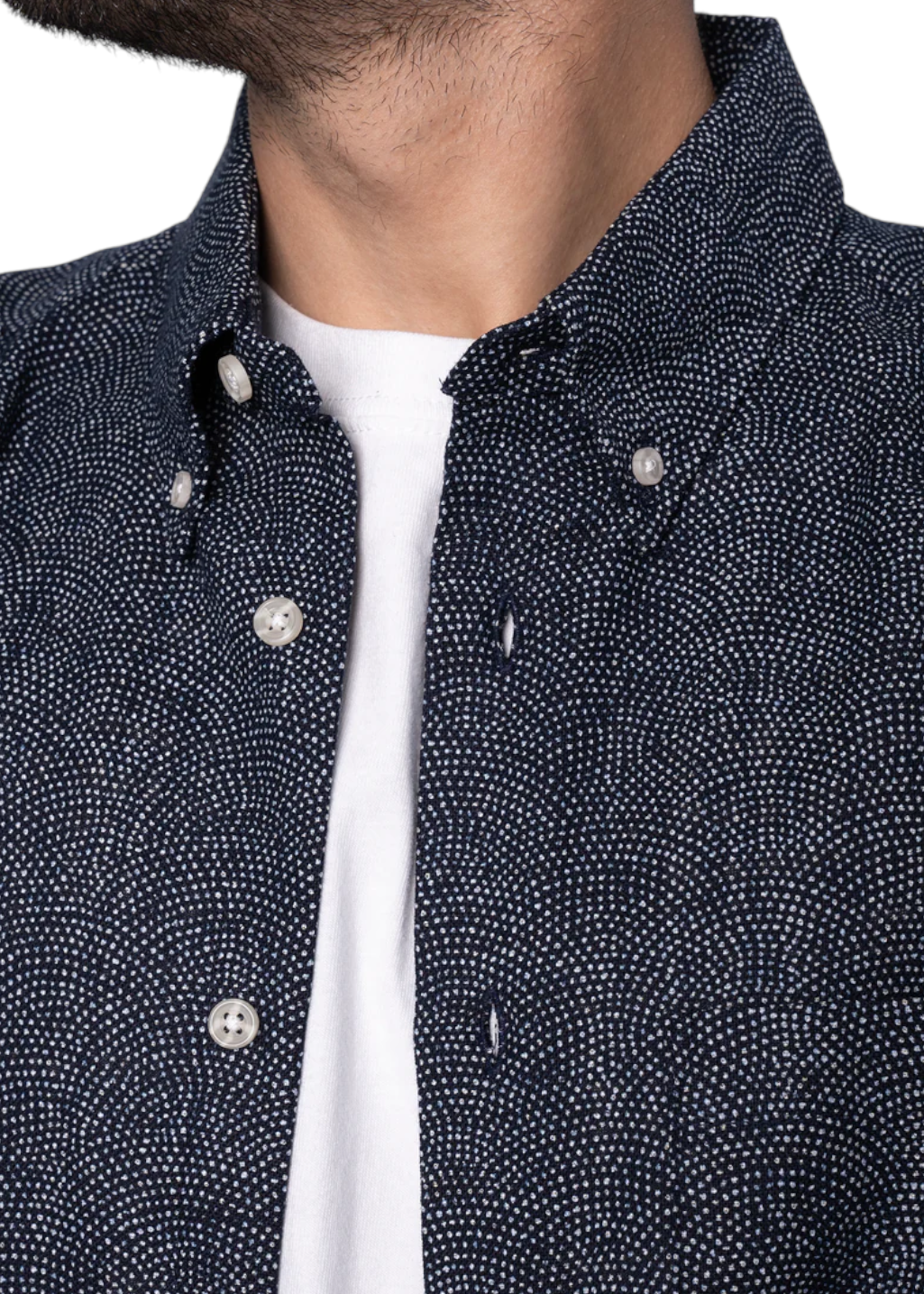 Naked & Famous Denim - Easy Shirt - Kimono Print - Scales - Hardpressed Print Studio Inc.