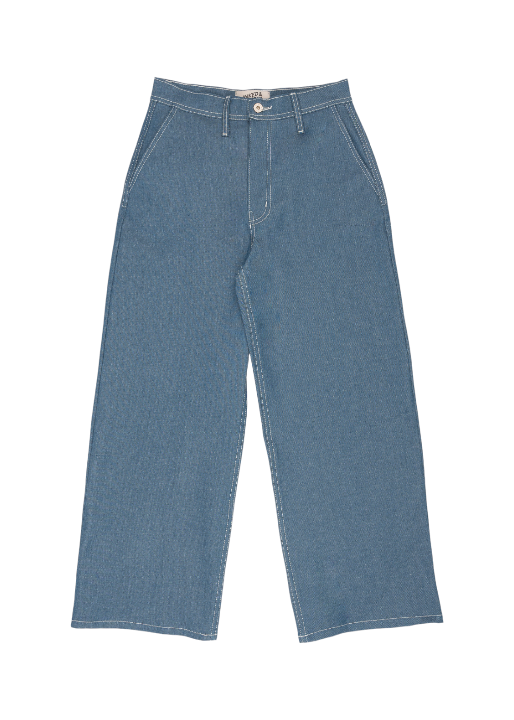 Naked & Famous Denim - Maudie - Antique Blue Denim Stretch