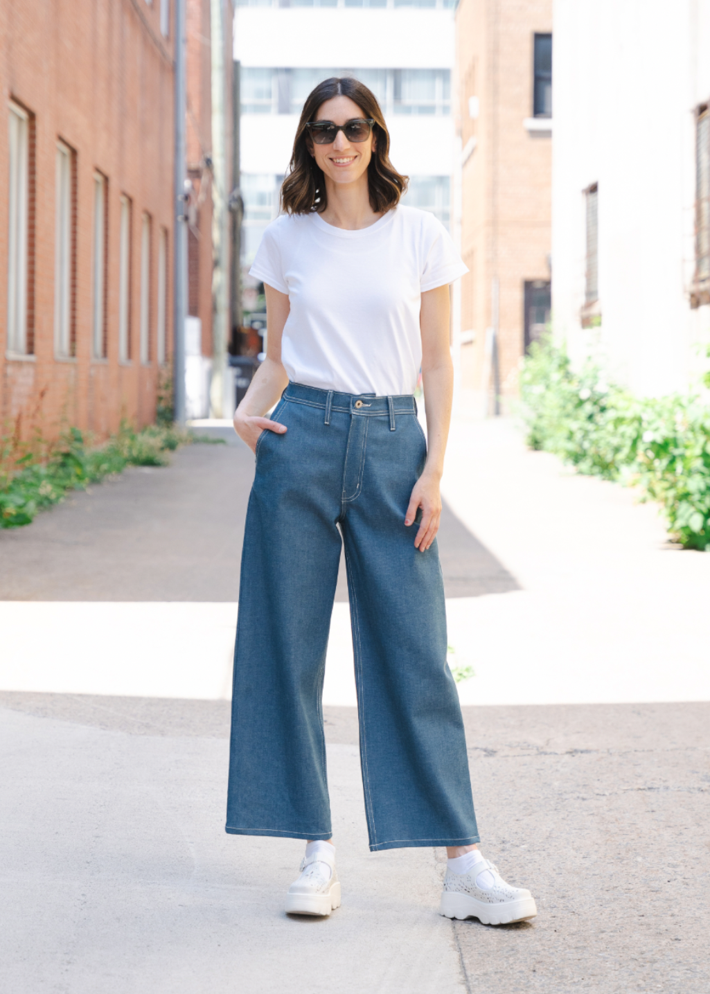 Naked & Famous Denim - Maudie - Antique Blue Denim Stretch Naked & Famous Denim - Maudie - Antique Blue Denim Stretch