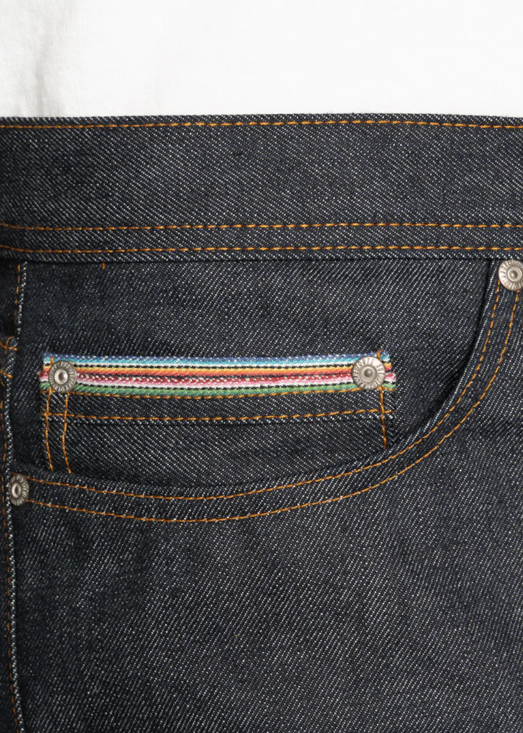 Naked & Famous Denim - Weird Guy - Dia De Los Muertos Selvedge