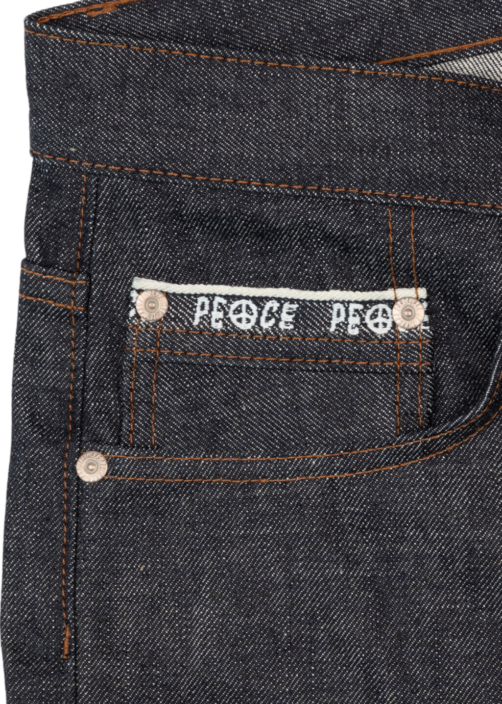 Naked & Famous Denim - Weird Guy - Love & Peace Selvedge