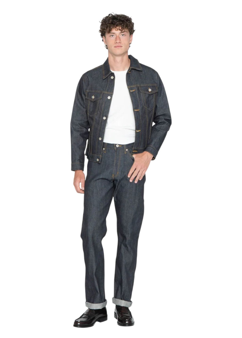 NAKED&FAMOUS Tweed Fill Selvedge デニムパンツ Naked & Famous Denim - True Guy - Left Hand Twill Selvedge