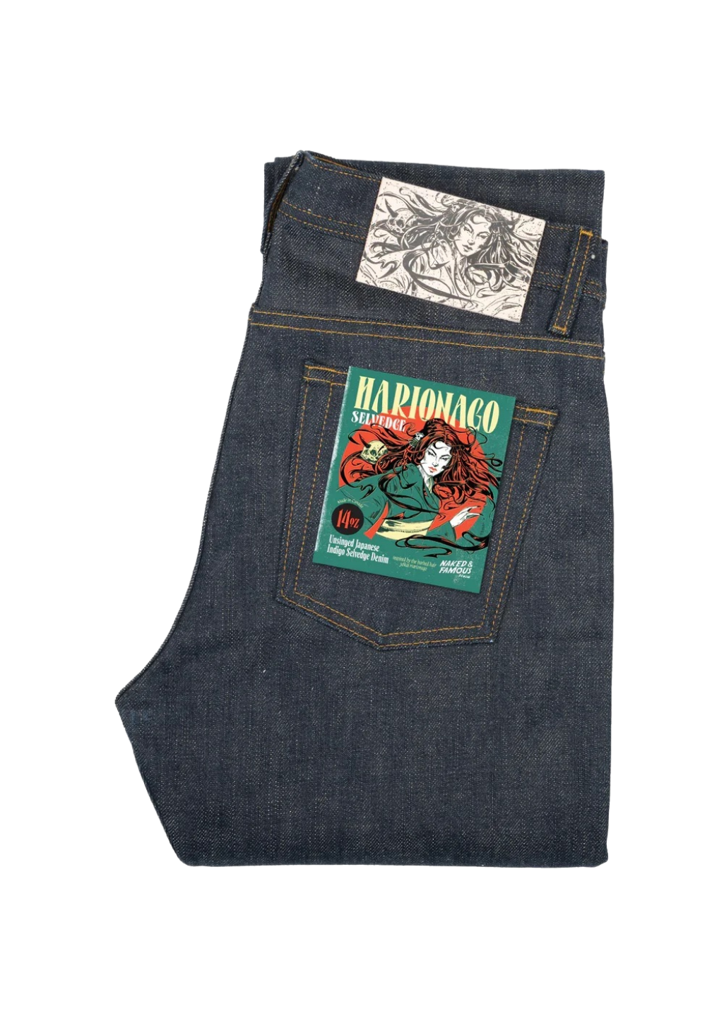 Naked & Famous Denim - Weird Guy - Harionago Selvedge - Indigo