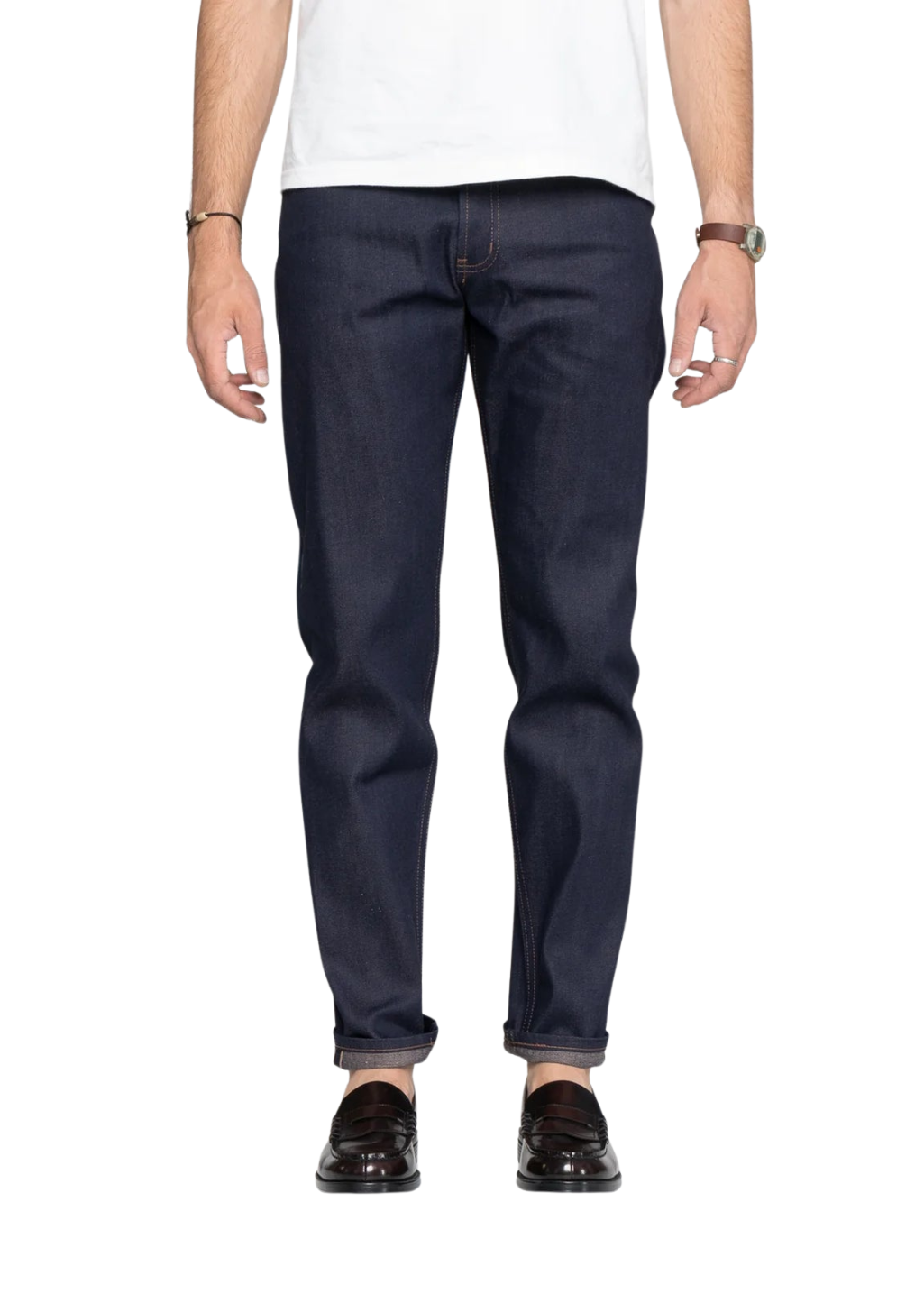 Naked & Famous Denim - Easy Guy - Coffee Dye Selvedge