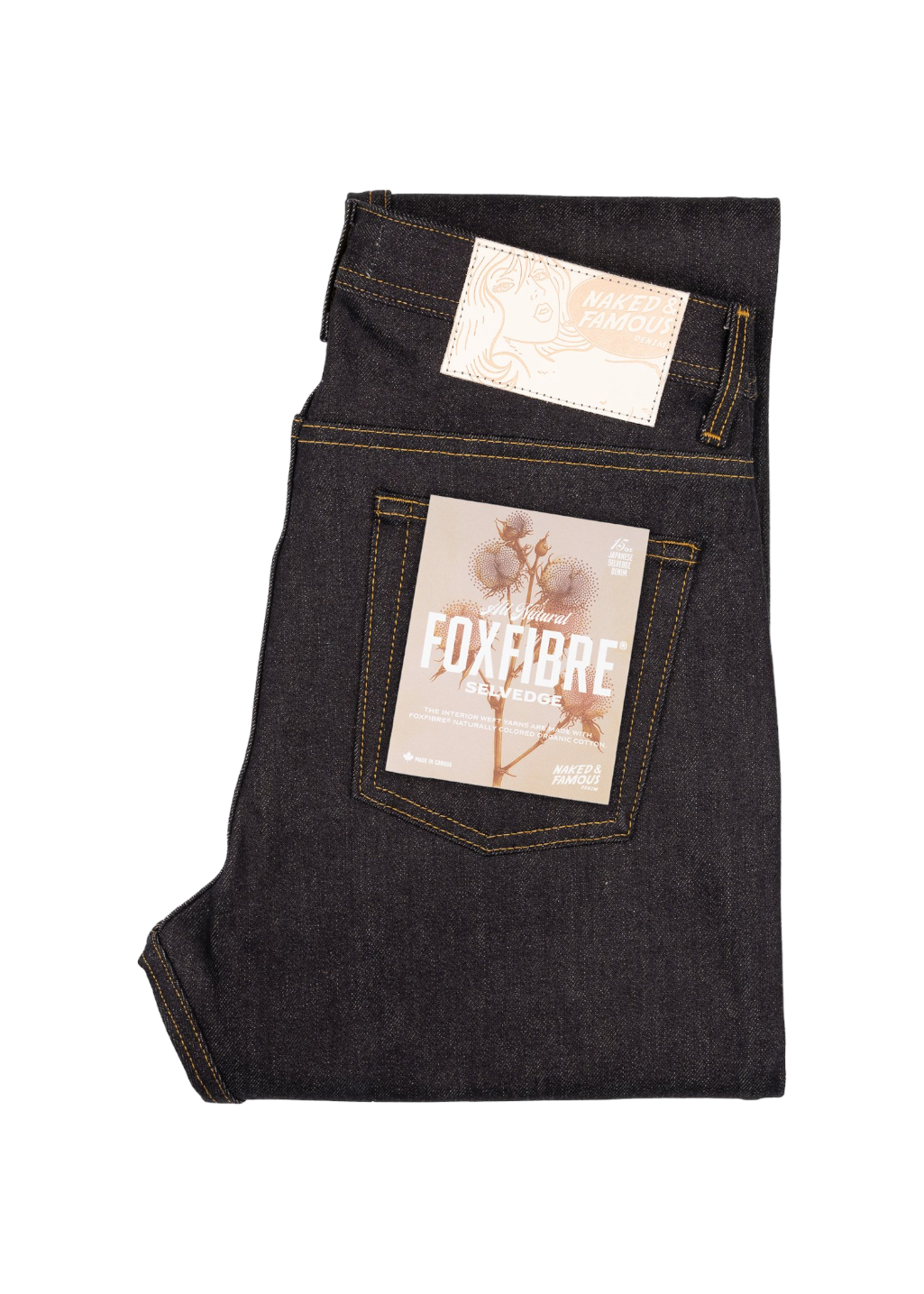 Naked & Famous Denim - Weird Guy - All Natural FoxFiber® Selvedge