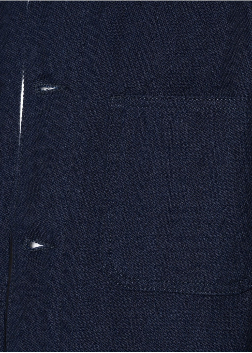 Naked & Famous Denim - Chore Coat - Maekake Dobby - Indigo - Hardpressed Print Studio Inc.