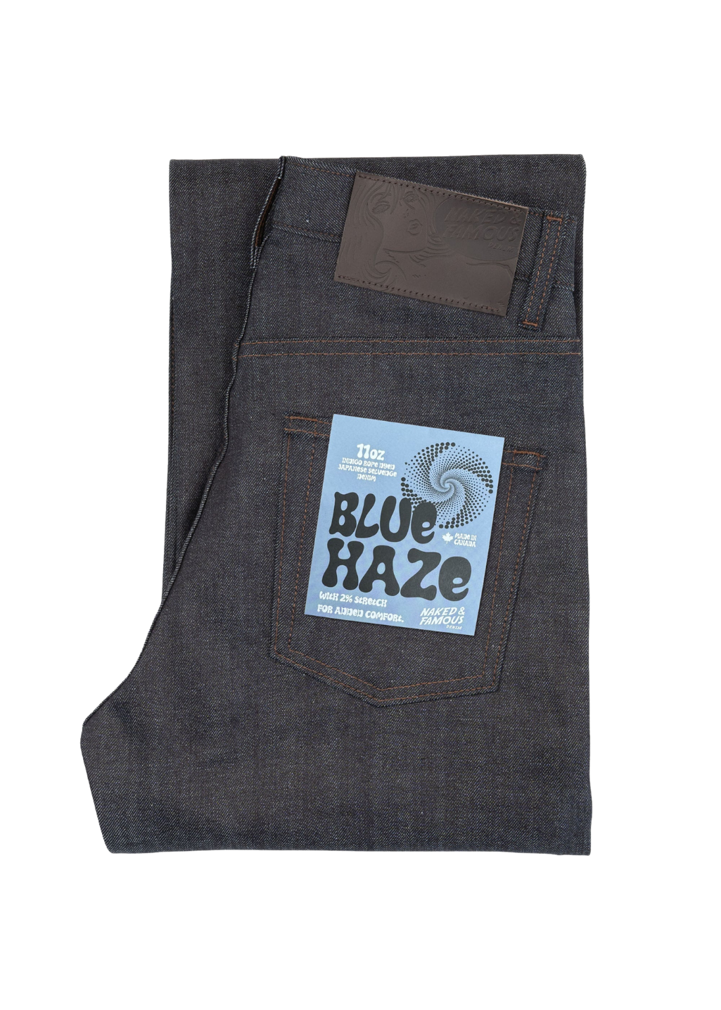 Naked & Famous Denim - Strong Guy - Blue Haze Stretch Selvedge - Indigo