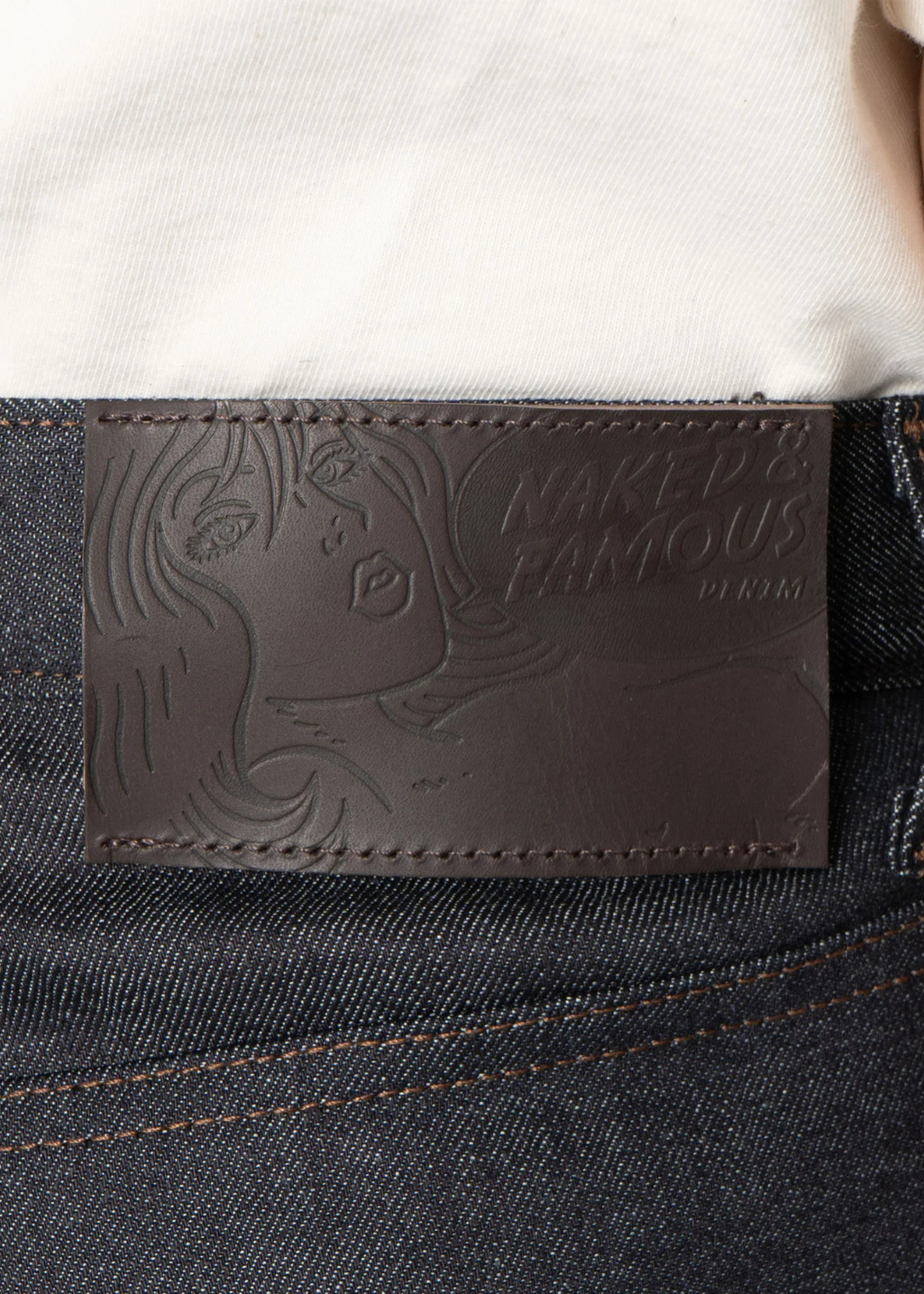 Naked & Famous Denim - Strong Guy - Blue Haze Stretch Selvedge - Indigo