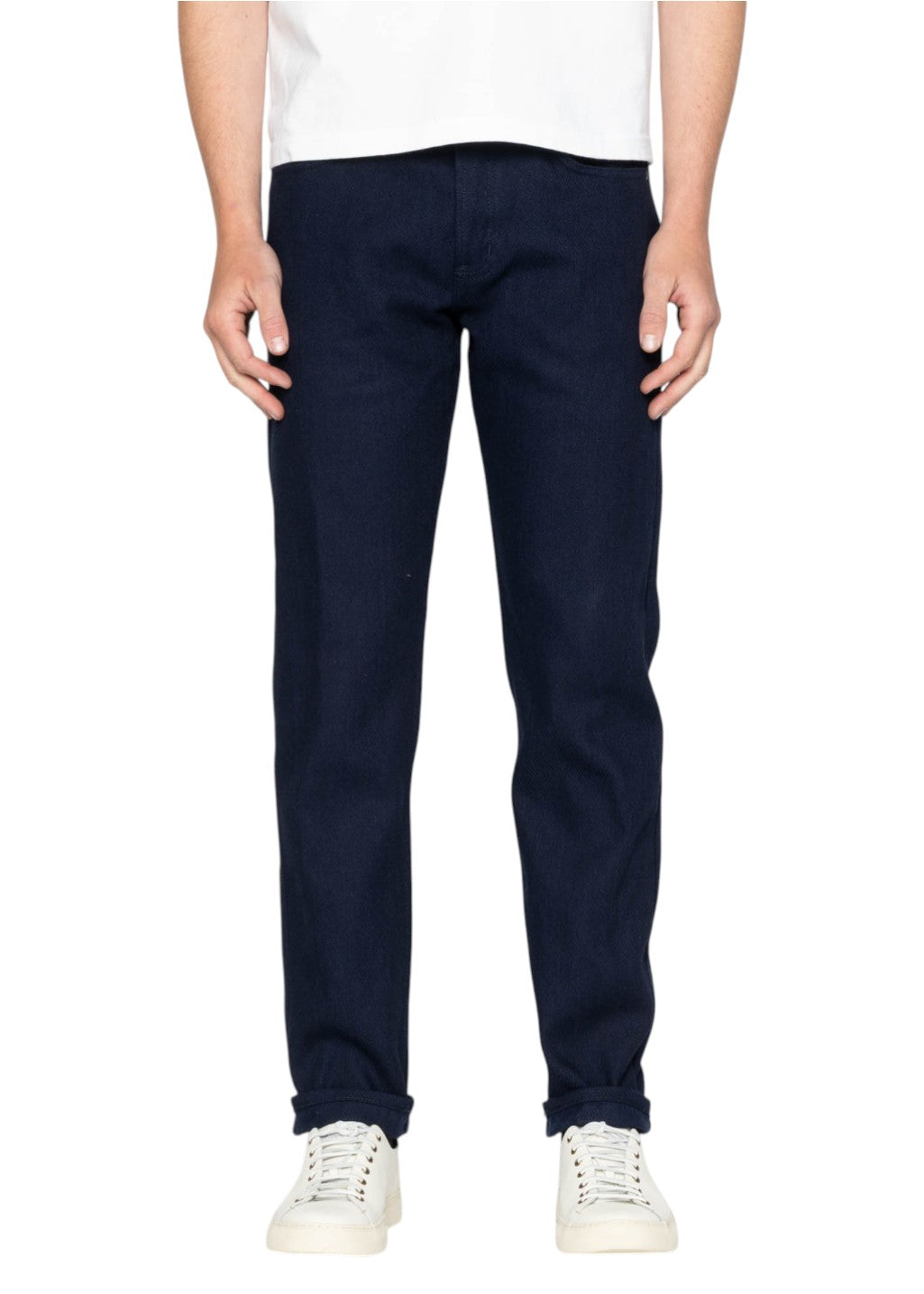 Naked & Famous Denim - Easy Guy - Maekake Dobby - Indigo - Hardpressed Print Studio Inc.