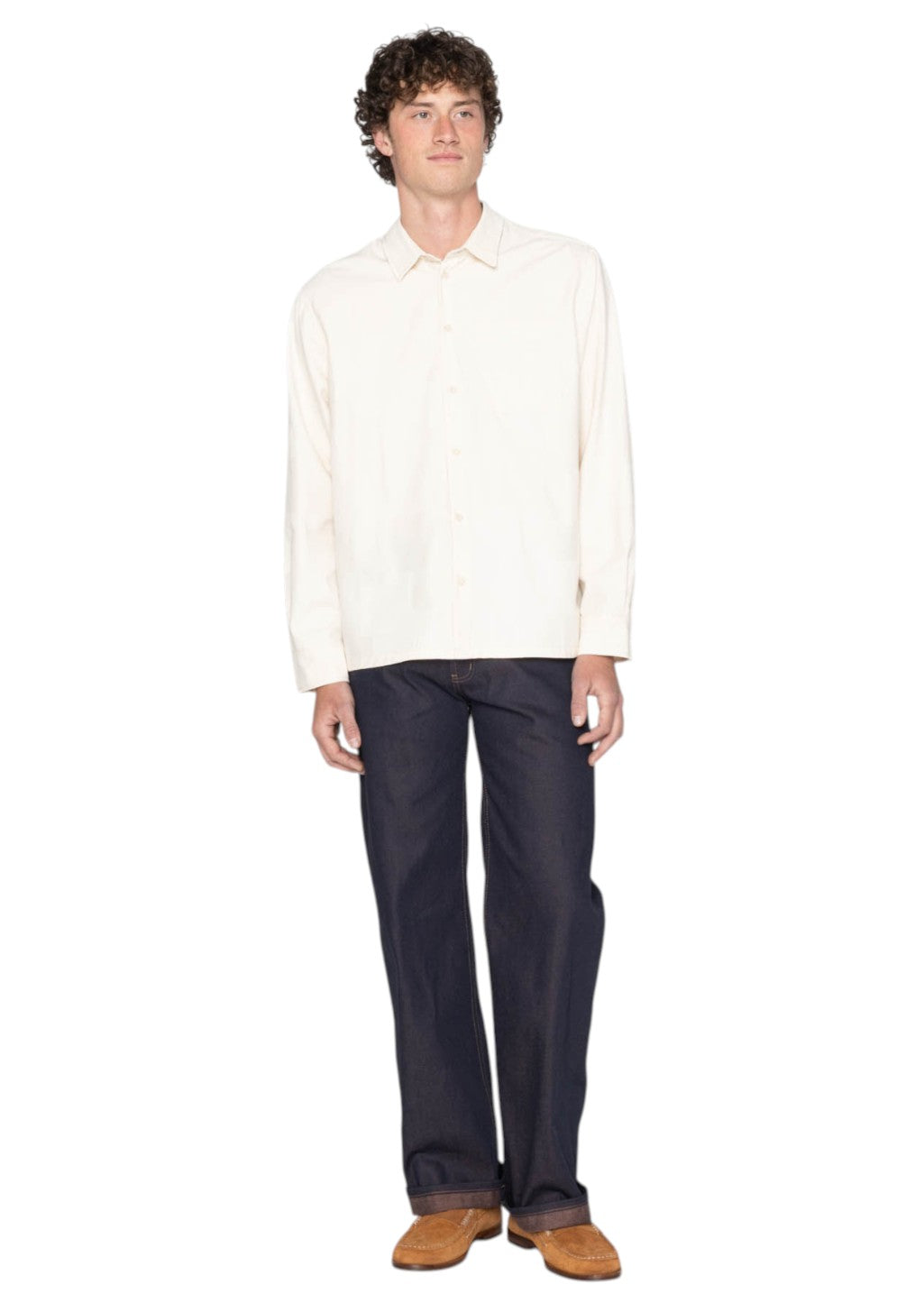 Naked & Famous Denim - Strong Guy - Chocolate Milk Selvedge - Indigo - Hardpressed Print Studio Inc.