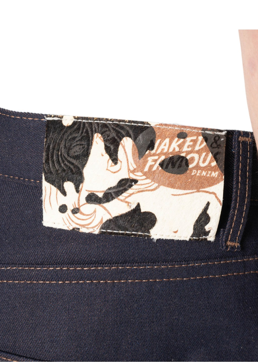 Naked & Famous Denim - Strong Guy - Chocolate Milk Selvedge - Indigo - Hardpressed Print Studio Inc.