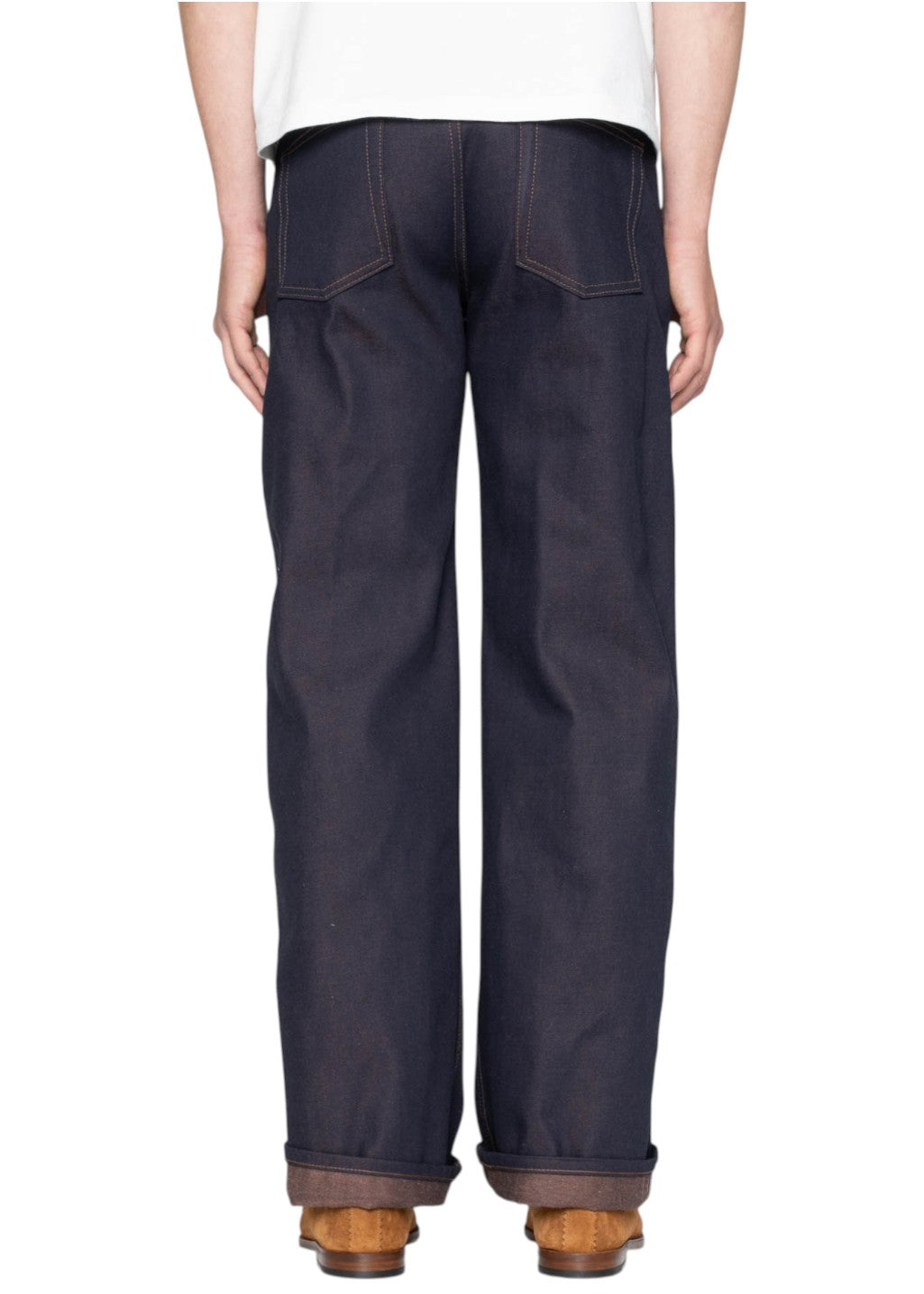 Naked & Famous Denim - Strong Guy - Chocolate Milk Selvedge - Indigo - Hardpressed Print Studio Inc.