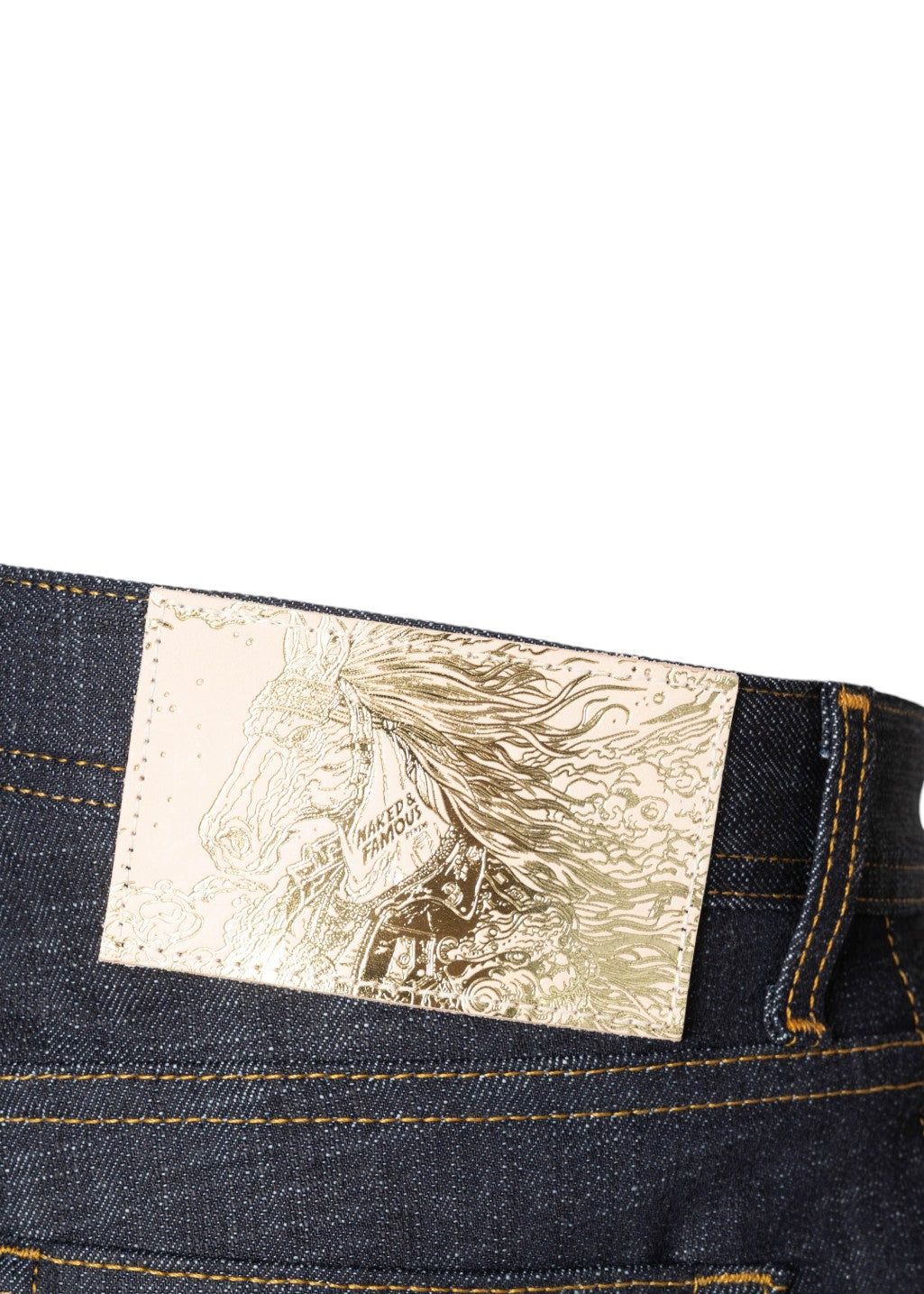 Naked & Famous Denim - Weird Guy - Chinese New Year - Year Of The Horse - Indigo - Hardpressed Print Studio Inc.