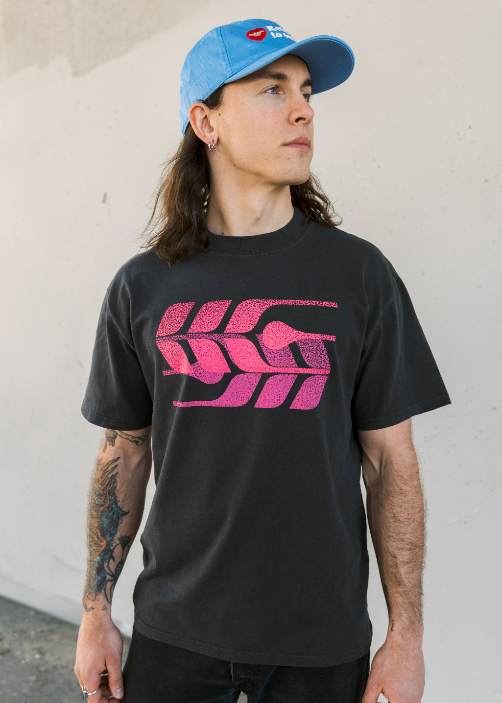 Neon Harvest Tee | Vintage Coal | Unisex - Hardpressed Print Studio Inc.