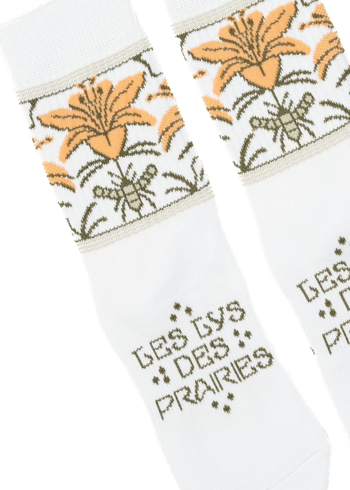 Nouveau Lily Socks | White