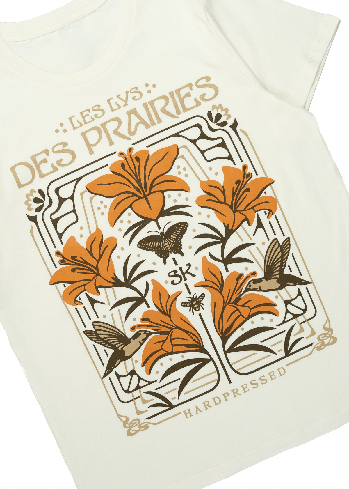 Nouveau Lily Tee | Natural | Ladies