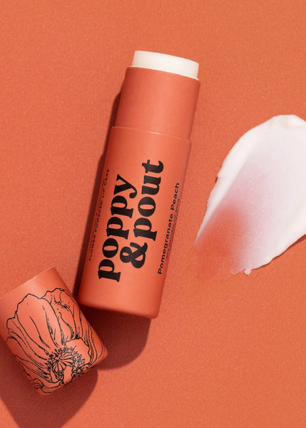 Poppy & Pout - Pomegranate Peach Lip Balm | Hardpressed Print