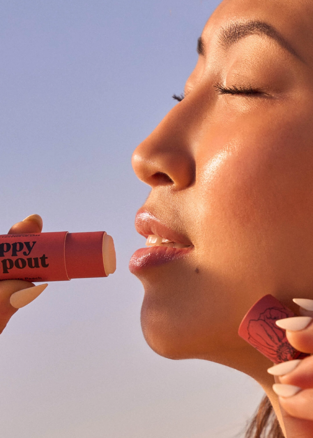 Poppy & Pout - Pomegranate Peach Lip Balm