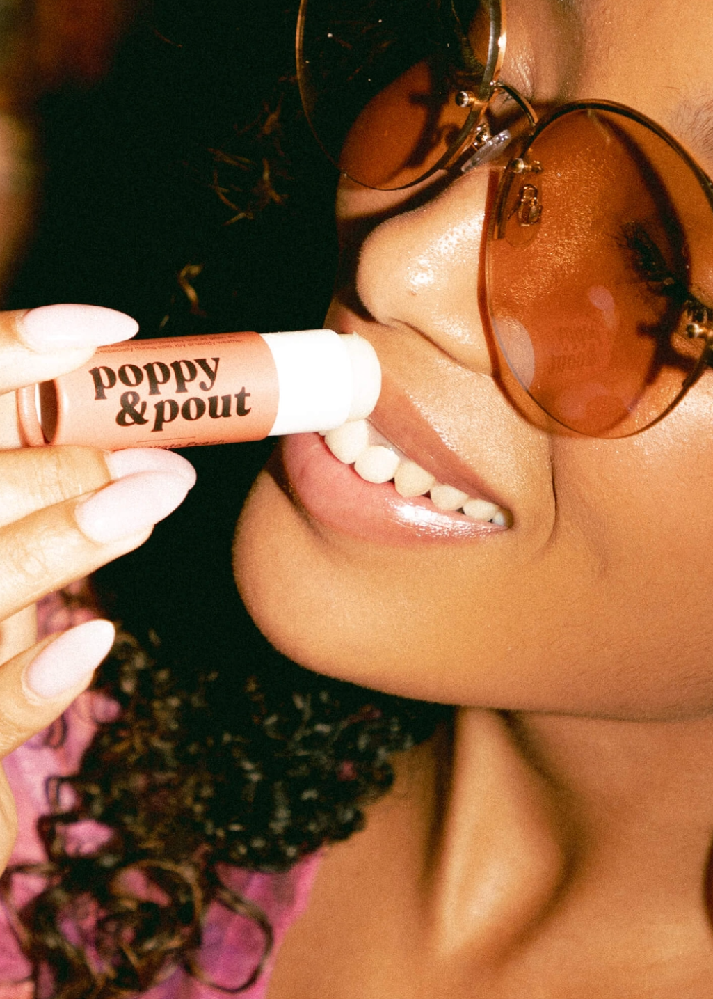 Poppy & Pout - Pomegranate Peach Lip Balm