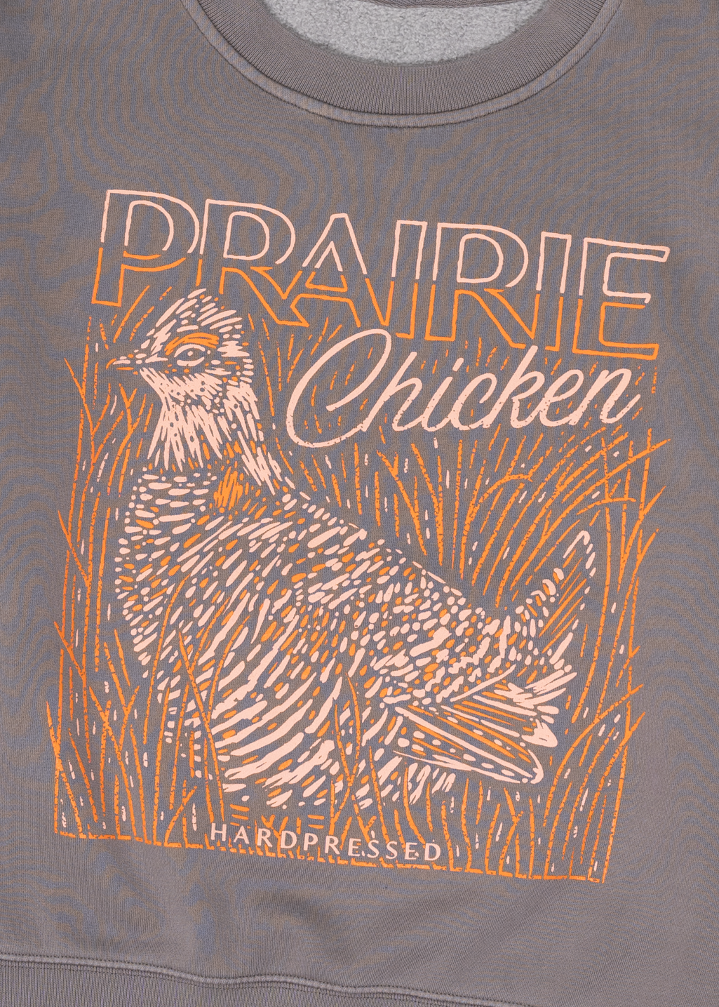 Prairie Chicken Crewneck | Vintage Grey | Ladies