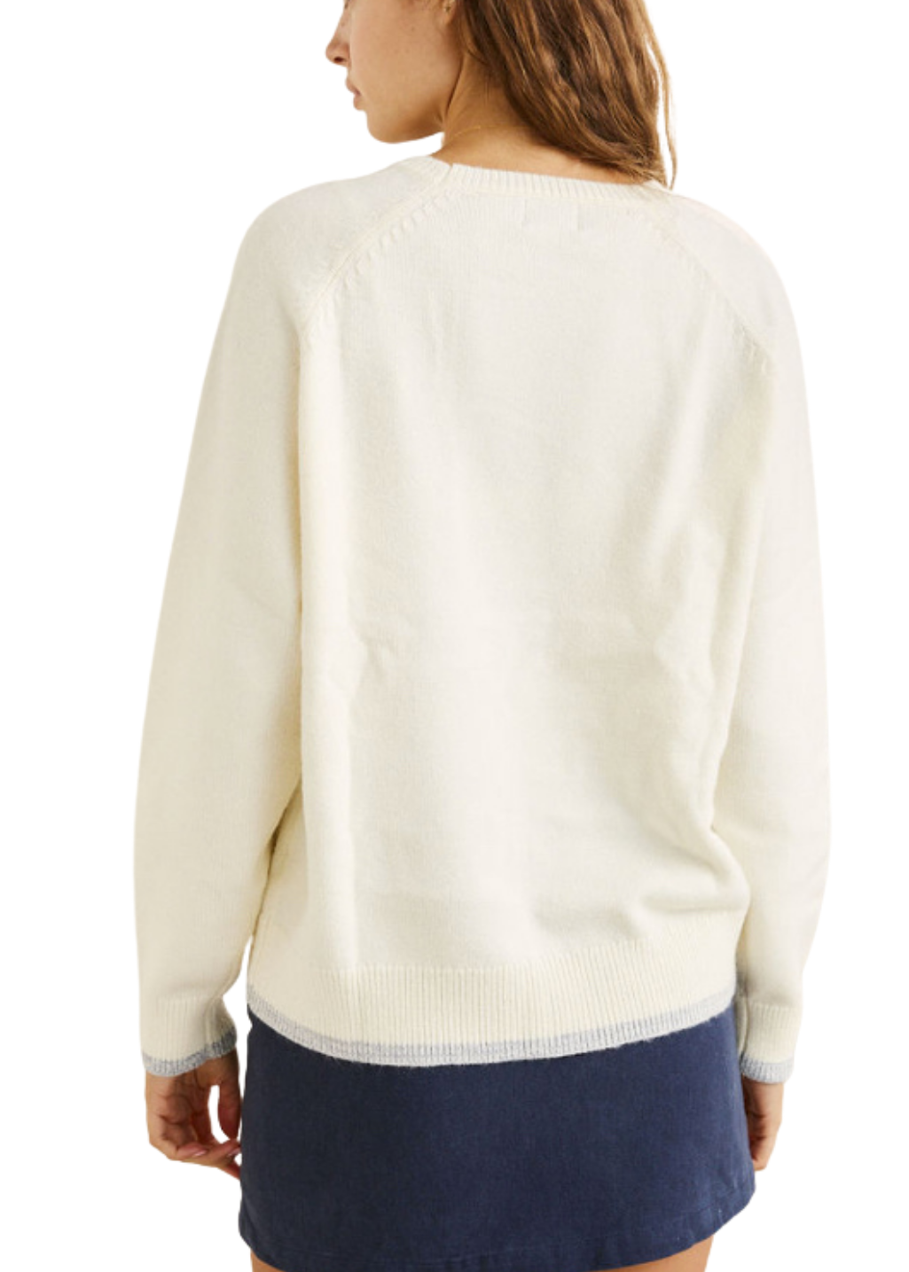 Rhythm - Bayside Crewneck Knit - Vintage White