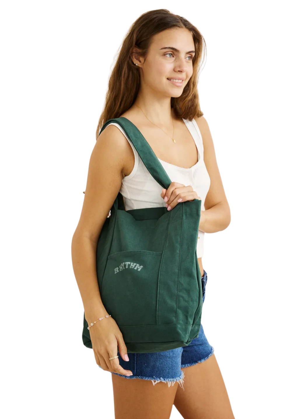 Rhythm - Collegiate Tote Bag - Forest