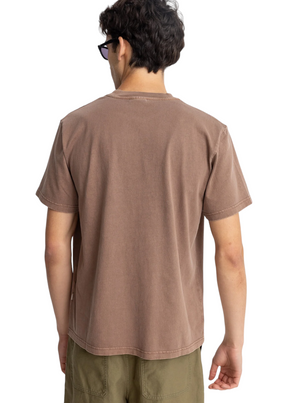 Rhythm - Fanclub Vintage S/S T-Shirt - Brown