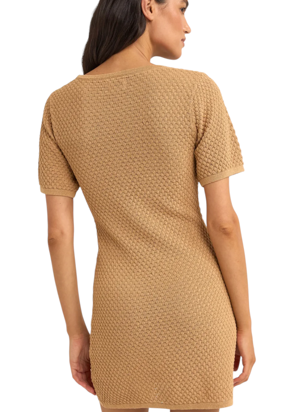 Rhythm - Joni Knit Mini Dress - Sand