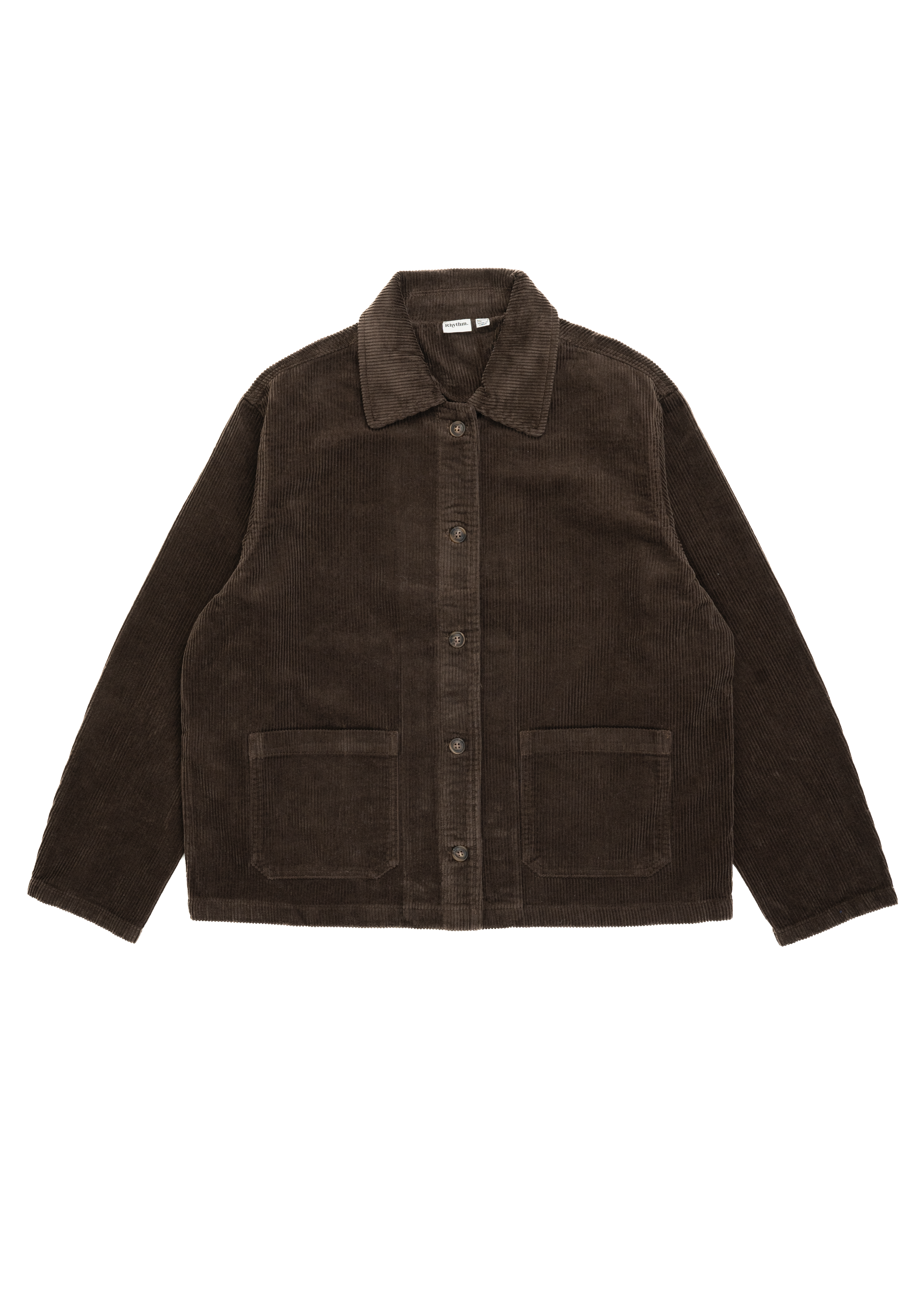 Rhythm - Luca Cord Shacket - Chocolate