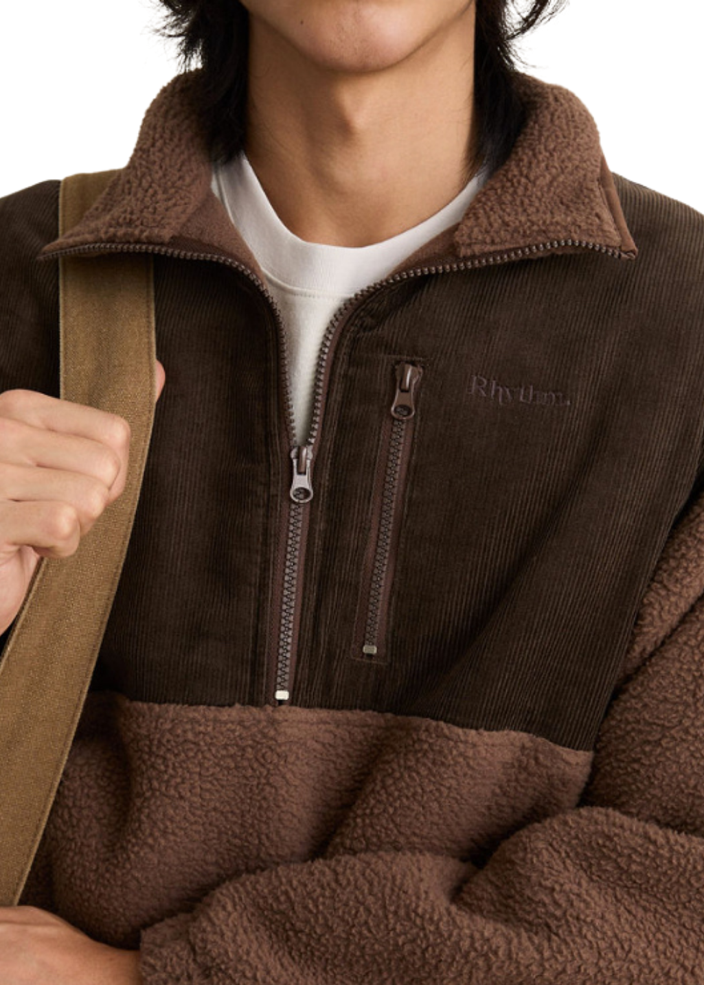 Rhythm - Stables Half Zip - Taupe