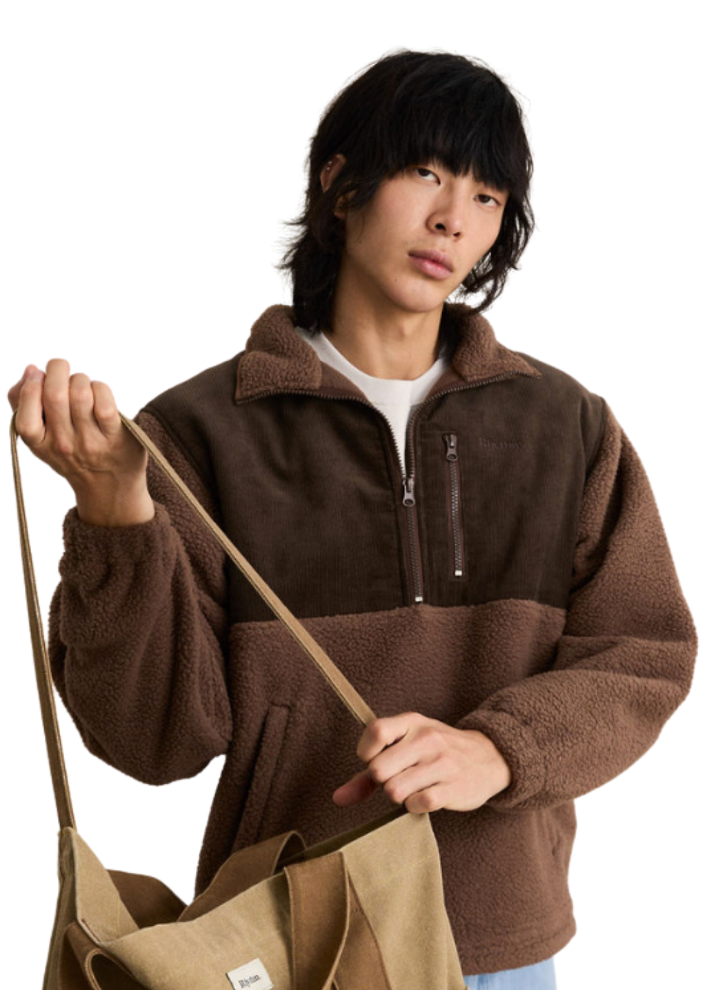 Rhythm - Stables Half Zip - Taupe