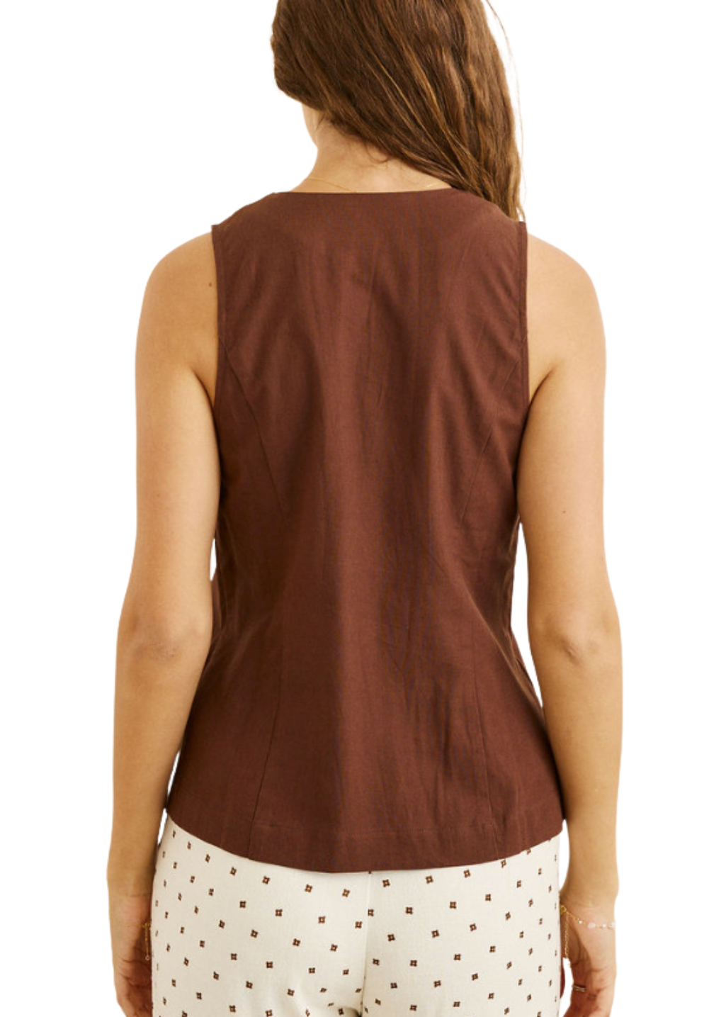 Rhythm - Venice Wrap Vest - Chocolate