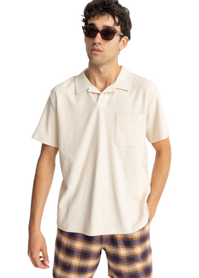 Rhythm - Vintage Terry Polo - Natural