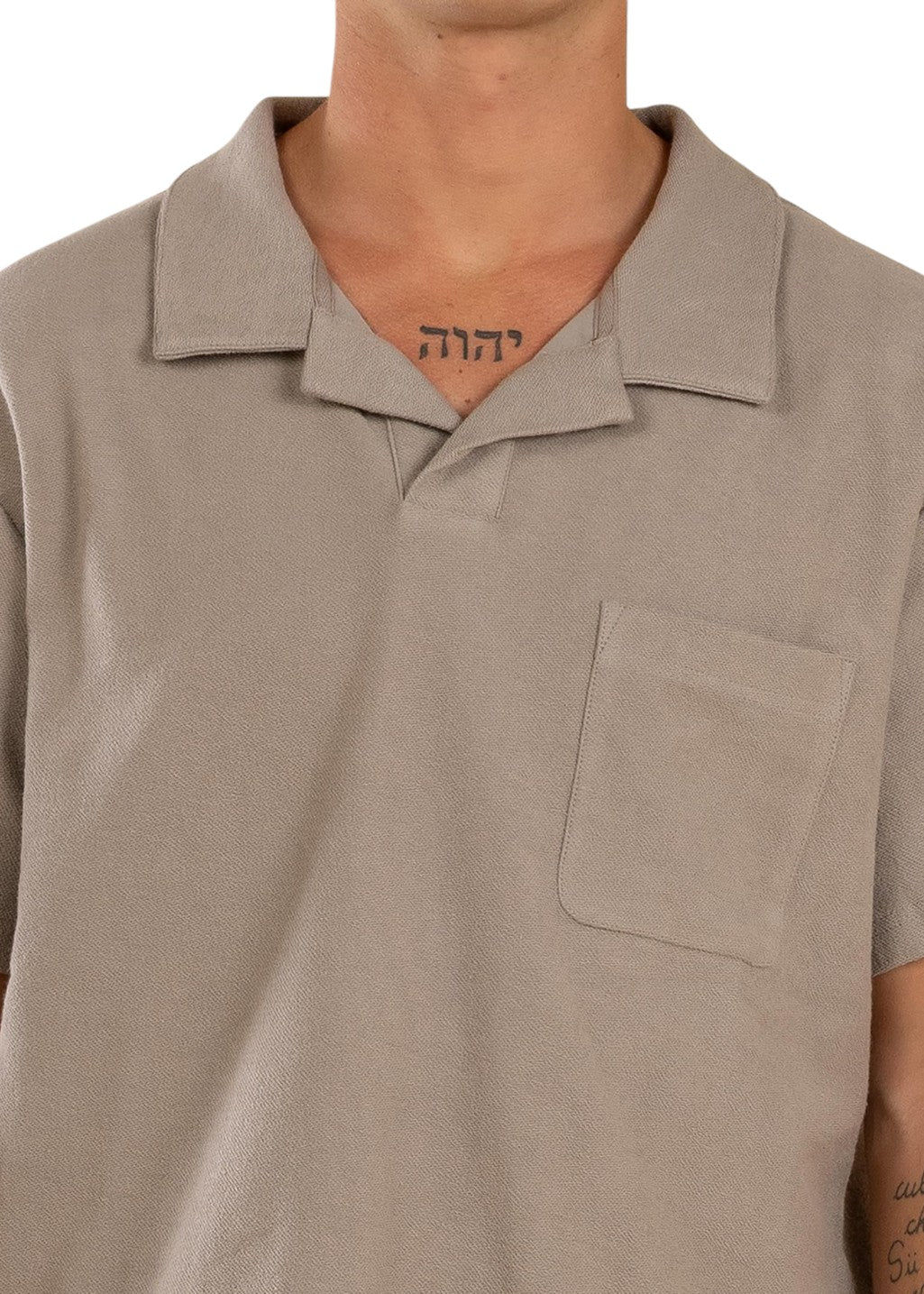 Rhythm - Vintage Terry Polo - Stone