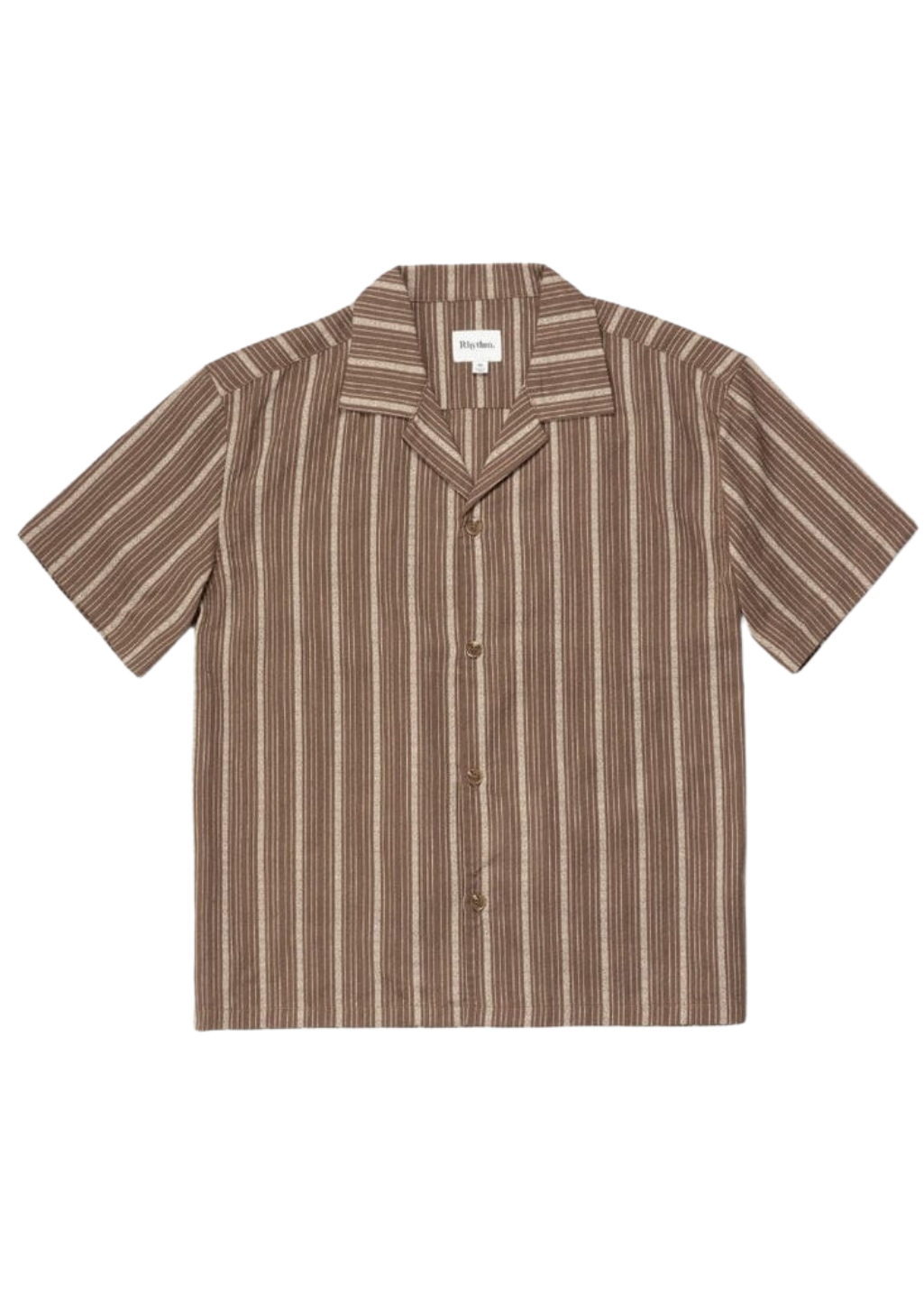 Rhythm - West Winds Stripe SS Shirt - Earth