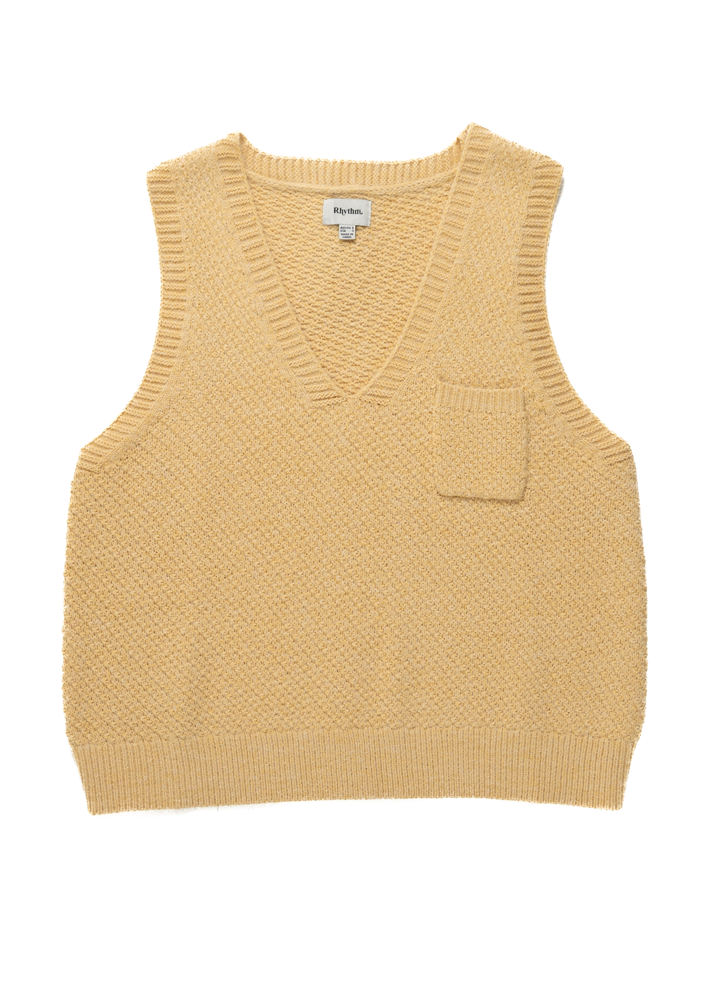 Rhythm - Archer Knit Vest - Sand