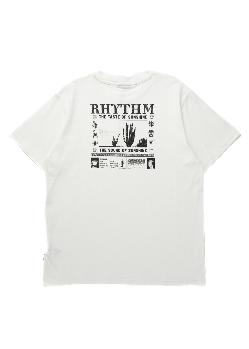 Rhythm - Cactus Vintage SS T-Shirt - Vintage White - Hardpressed Print Studio Inc.