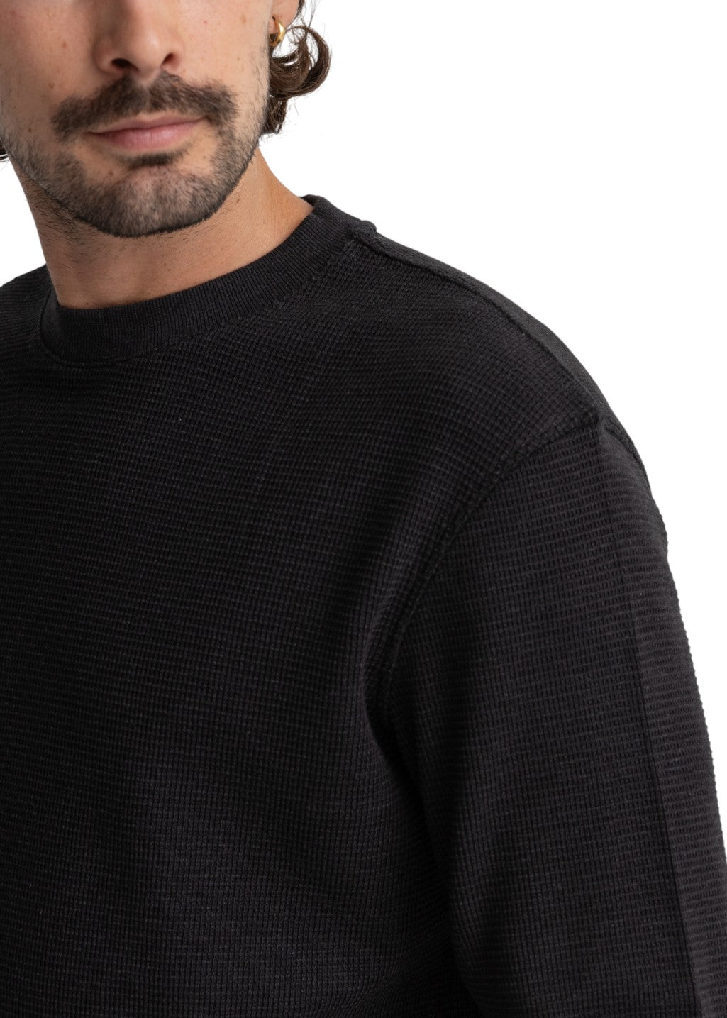 Rhythm - Classic Waffle Knit - Black