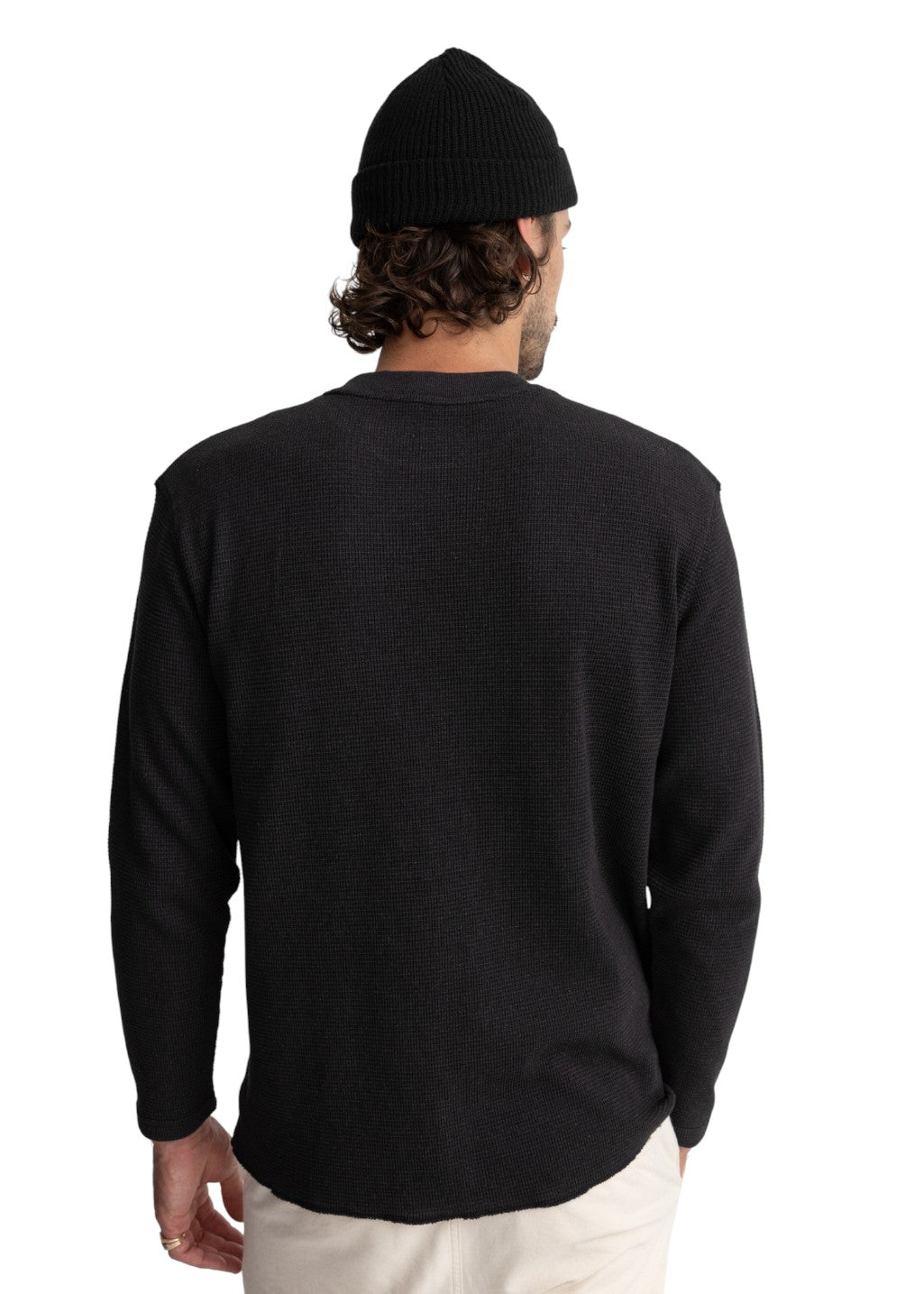 Rhythm - Classic Waffle Knit - Black