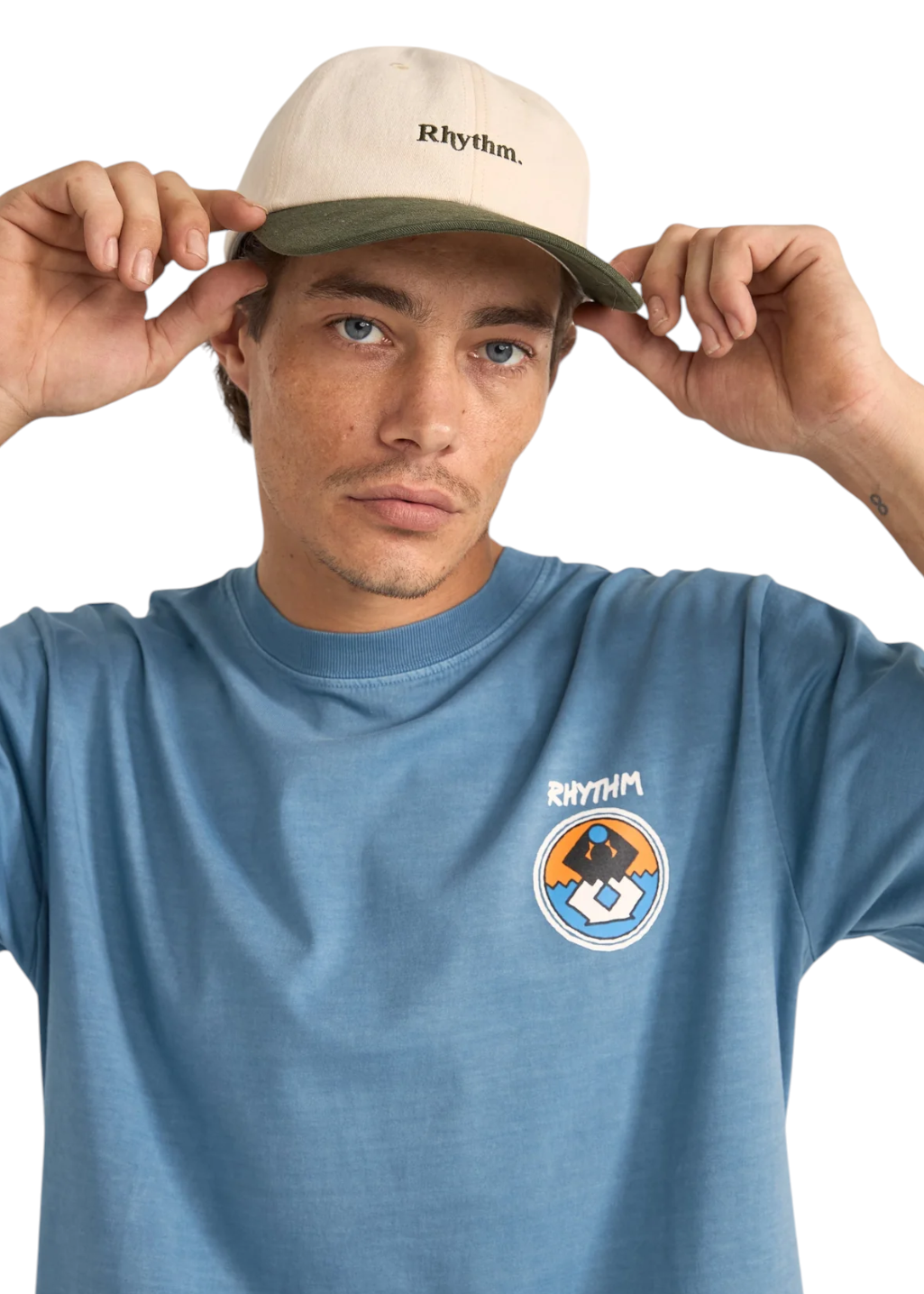 Rhythm - Essential Brushed Twill Cap - Stone