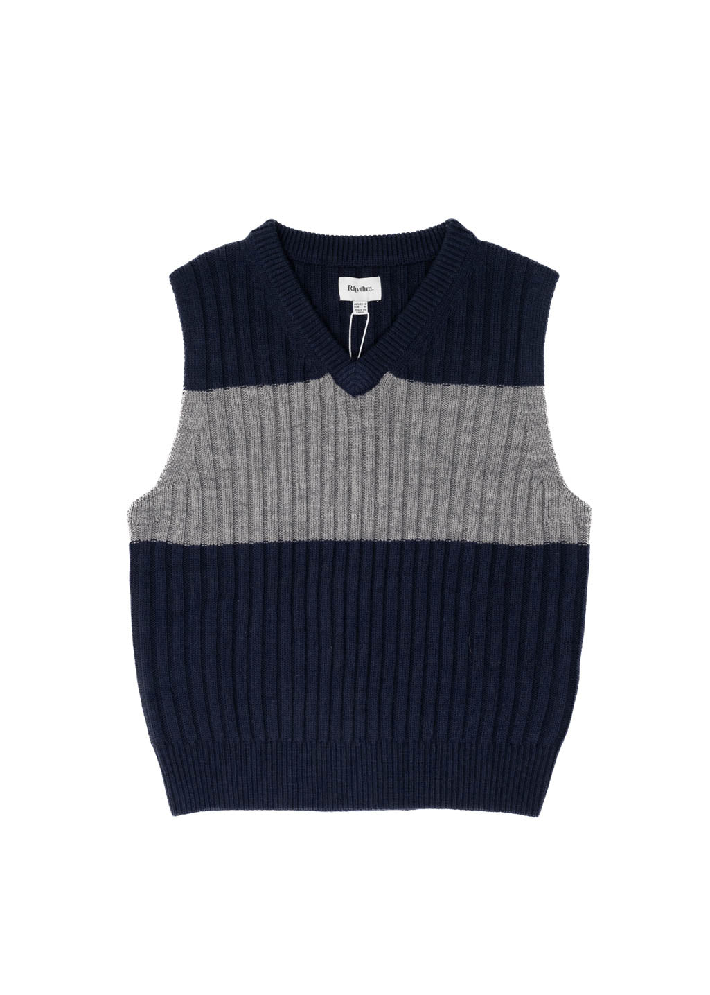 Rhythm - Gatwick Sweater Vest - Navy | Hardpressed Print Studio Inc.