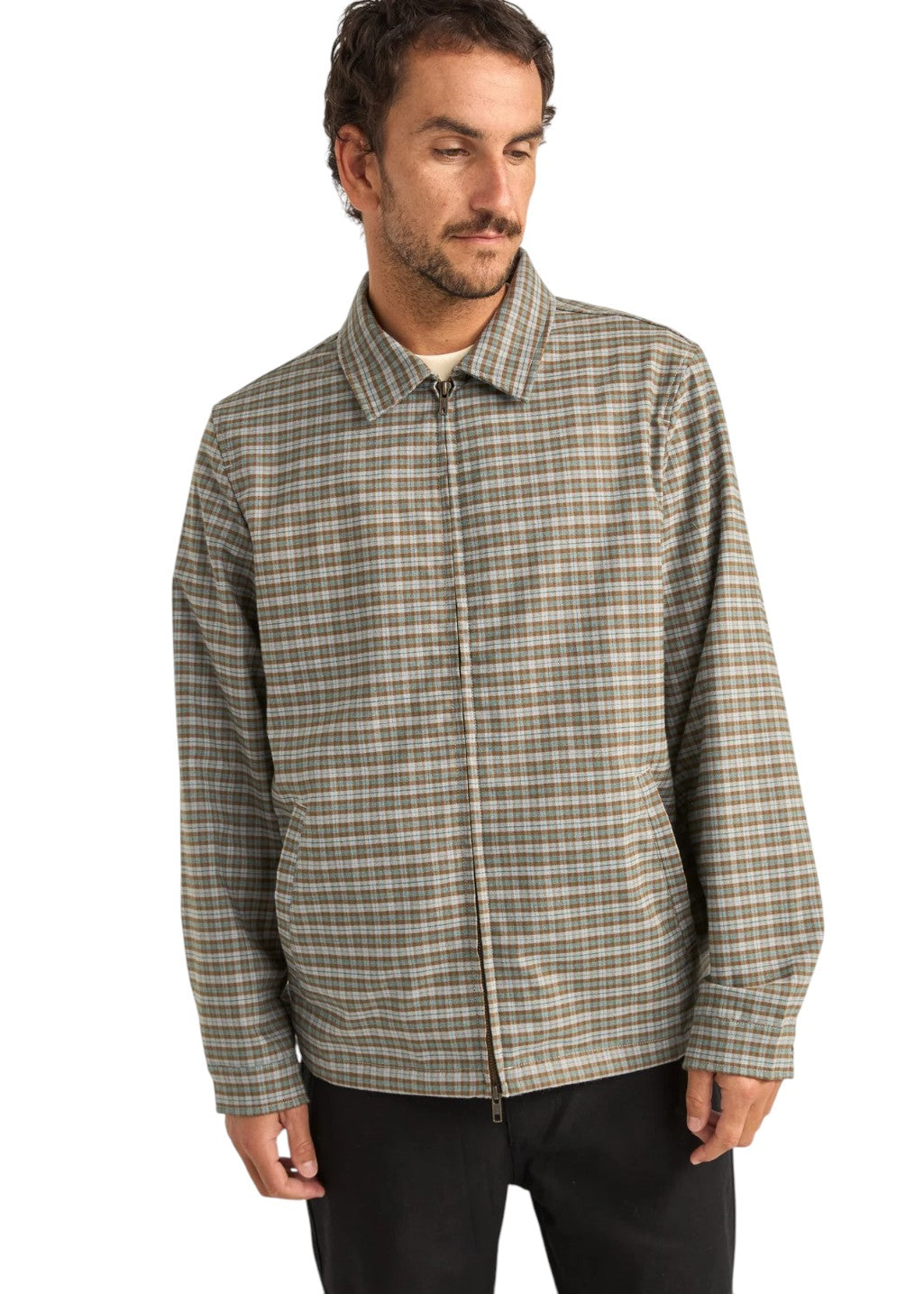 Rhythm - Jordy Check Jacket - Blue Check | Hardpressed Print