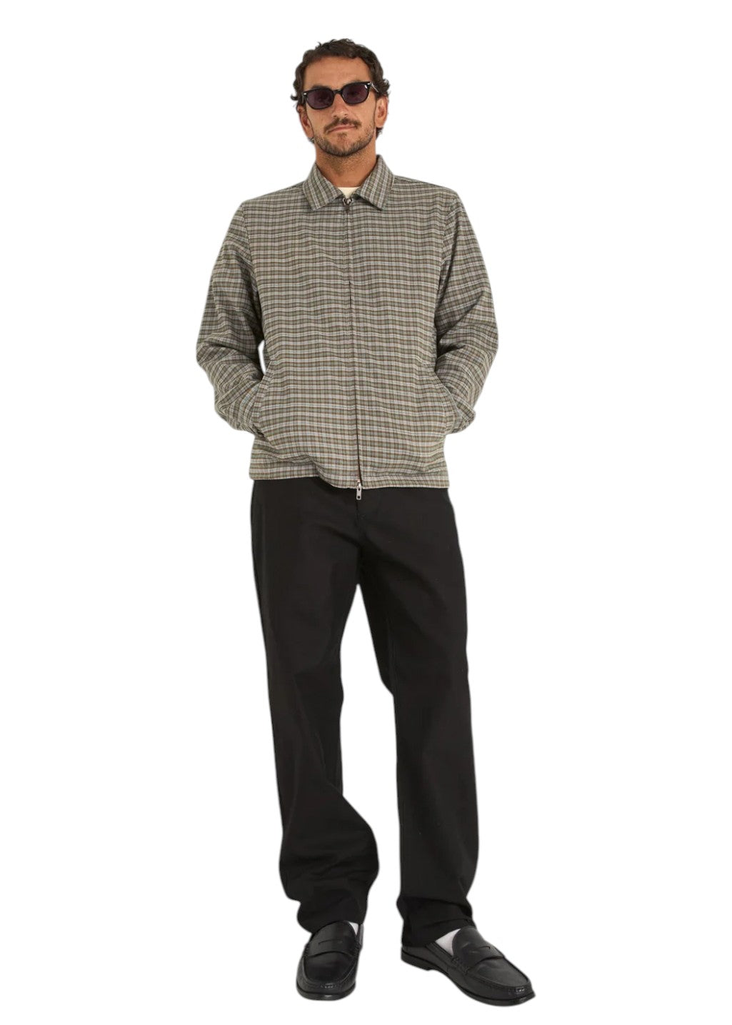 Rhythm - Jordy Check Jacket - Blue Check | Hardpressed Print