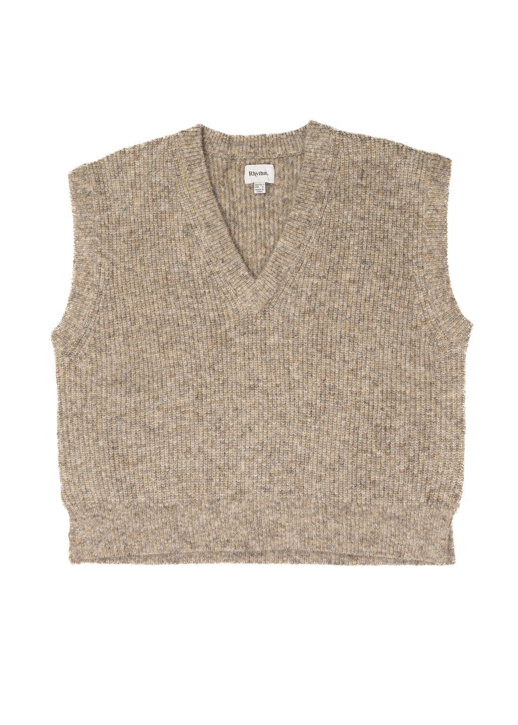 Rhythm - Quinn Knit Vest - Oatmeal